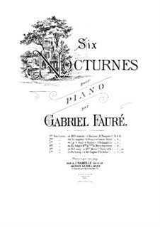 Three Nocturnes, Op.33: Nocturne No.3 in A Flat Major by Gabriel Fauré