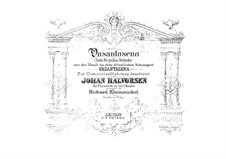 Vasantasena. Suite für Orchester: arranjos para piano de quatro mãos by Johan Halvorsen