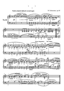 No.26: Para Piano by Robert Schumann