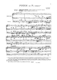 Fugue in F Minor and Fugue in A Flat Major: Fugue in F Minor and Fugue in A Flat Major by Josef Seeger, Karel Blažej Kopřiva