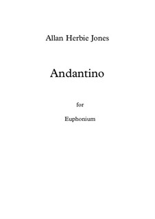 Andantino: For euphonium BC by Allan Herbie Jones