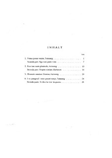 Three Motets and Madrigal: Three Motets and Madrigal by Gioseffo Zarlino