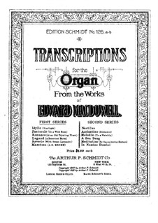 Selected Pieces, for Organ: Selected Pieces, for Organ by Edward MacDowell