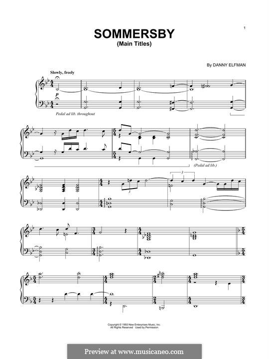 Main titles danny. Ноты main title. danny elfman - arrival in langley notes. blackbird sheets tori. main titles.