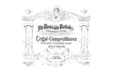 Three Preludes and Fugues, Op.37: para piano de quadro mãos by Felix Mendelssohn-Bartholdy