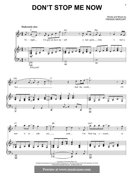 Vocal version: Para vocais e piano by Freddie Mercury