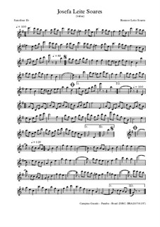 Josefa Leite Soares: For sax alto Eb by Roniere Leite Soares