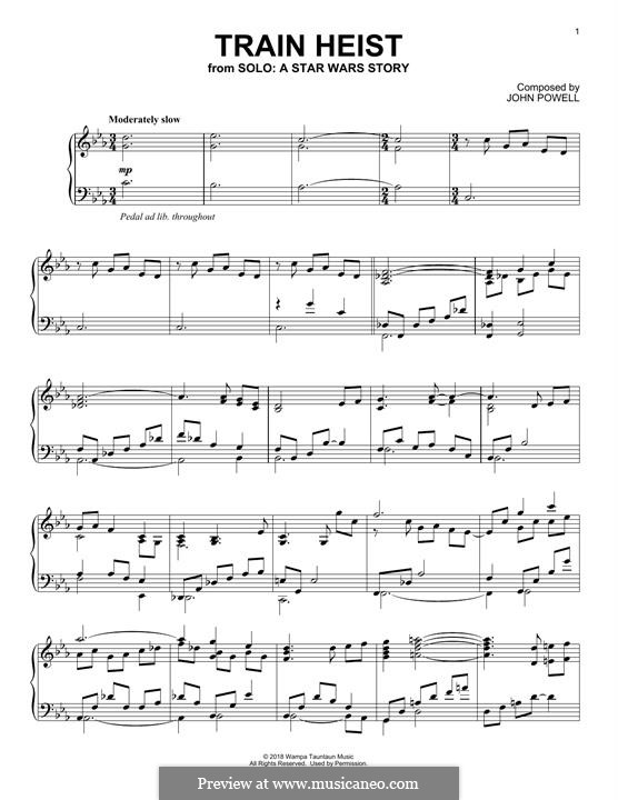 Train Heist: Para Piano by John Powell