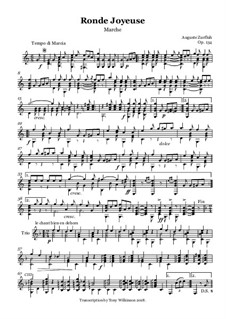 Ronde Joyeuse - Marche, Op.134: Ronde Joyeuse - Marche by Auguste Zurfluh