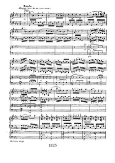 Concerto for Piano and Orchestra No.3, Op.37: Movimento III, para dois pianos de quatro mãos by Ludwig van Beethoven