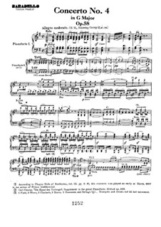 Fragments: Movimento I, para piano de quatro maõs by Ludwig van Beethoven