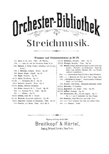 Am Abend (In the Evening), Op.99: violino parte I by Jacob Rosenhain