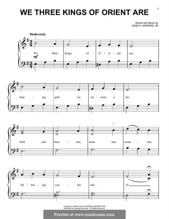 Piano version: para um único musico (Editado por H. Bulow) by John H. Hopkins Jr.