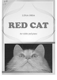 Red Cat: para violino by Lena Orsa
