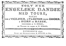 Twelve New English Dances: Edition 1788 by Claus Schall