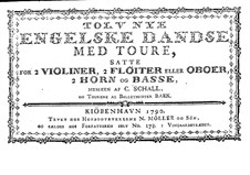 Twelve New English Dances: Edition 1790 by Claus Schall