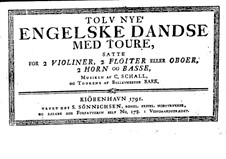 Twelve New English Dances: Edition 1791 by Claus Schall
