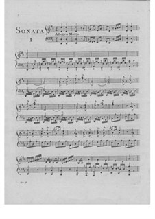 Two Sonatas for Harpsichord and Violin ad libitum, Op.5: Two Sonatas for Harpsichord and Violin ad libitum by Johann Schobert
