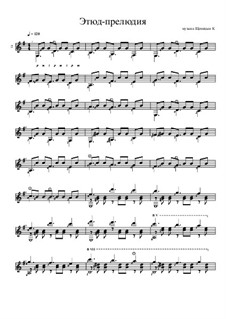 Этюд-прелюдия ми минор: Этюд-прелюдия ми минор by Konstantin Schenitsyn