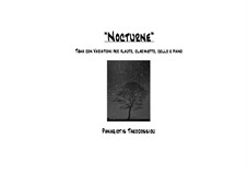 Nocturne: For flute, clarinet, cello and piano, Op.20b by Panagiotis Theodossiou