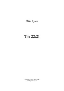 The 22:21: For brass septet by Mike Lyons