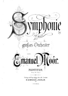 Symphony in C Major, Op.67: sinfonia em C maior by Emanuel Moór
