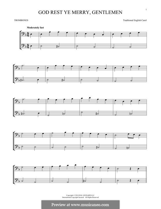 Instrumental version: For two trombones by folklore