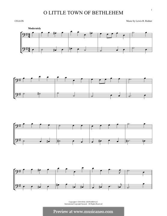Two instruments version: para dois violinos by Lewis Henry Redner