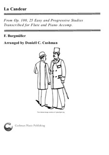 No.1 La Candeur: para flauta e piano by Johann Friedrich Burgmüller