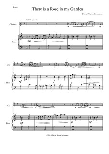 There is a Rose in my Garden: para clarinete e piano by David W Solomons