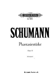 Fantastic Pieces, Op.12: set completo by Robert Schumann