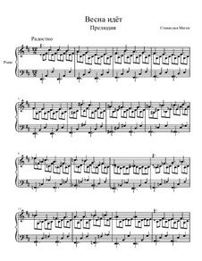 Картинки природы, Op.7: No.2 Весна идёт by Stanislav Magen