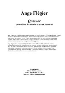 Quatuor for two oboes and two bassoons: Quatuor for two oboes and two bassoons by Ange Flégier