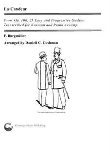 No.1 La Candeur: para fagote e piano by Johann Friedrich Burgmüller