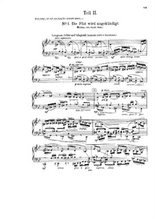 Deluge, Op.32: Movement II No.1-2, for soloists, choir and piano by Friedrich Ernst Koch