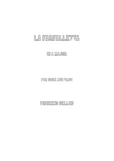 La farfalletta: A maior by Vincenzo Bellini