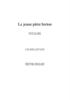 Le jeune pâtre breton, H.65: E Major by Hector Berlioz