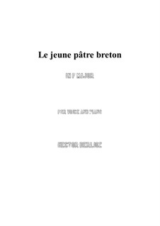 Le jeune pâtre breton, H.65: F Maior by Hector Berlioz