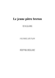 Le jeune pâtre breton, H.65: G maior by Hector Berlioz