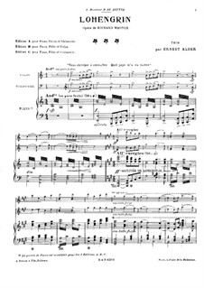 Fragments: para trio de pianos by Richard Wagner