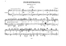 Rienzi, the Last of the Tribunes, WWV 49: Marche de paix, for two pianos eight hands – piano II part by Richard Wagner