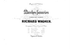 Rienzi, the Last of the Tribunes, WWV 49: Marche de paix, for two pianos eight hands – piano I part by Richard Wagner