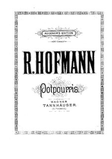 Potpourri on 'Tannhäuser' by Wagner for Flute, Violin, Cello and Piano: parte piano by Richard Hofmann