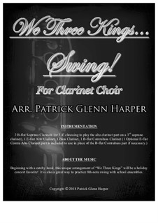 Chamber version: For clarinet choir by John H. Hopkins Jr.