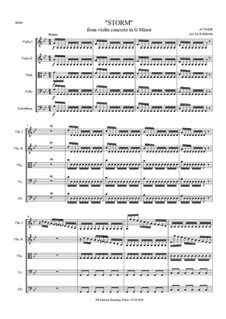 Violin Concerto No.1 in E Major 'La primavera', RV 269: partituras completas, partes by Antonio Vivaldi