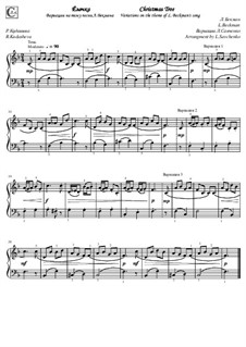 The Forest Raised a Christmas Tree: Para Piano by Leonid Bekman