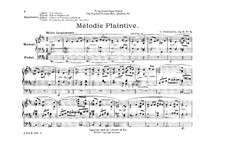 Five Pieces, Op.9: No.5 Mélodie Plaintive by Giuseppe Ferrata
