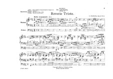 Five Pieces, Op.9: No.4 Reverie triste by Giuseppe Ferrata