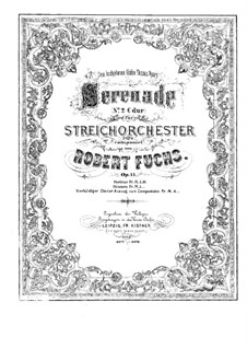 Serenade for String Orchestra No.2, Op.14: Primeira parte, Segunda parte by Robert Fuchs