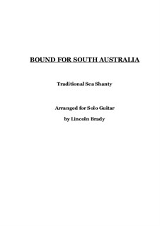 Bound for South Australia: Para Guitarra by folklore